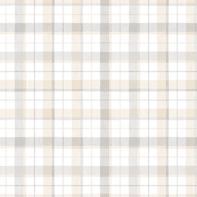 Norwall CK36627bolt Wallpaperlinen Plaid Wallpaper Prepasted